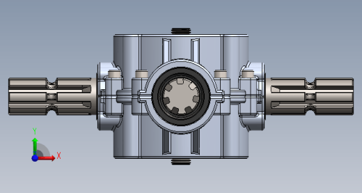 伞齿轮啮合器模型缩略图