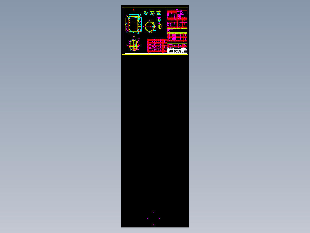 原料液罐cad图CAD设计图