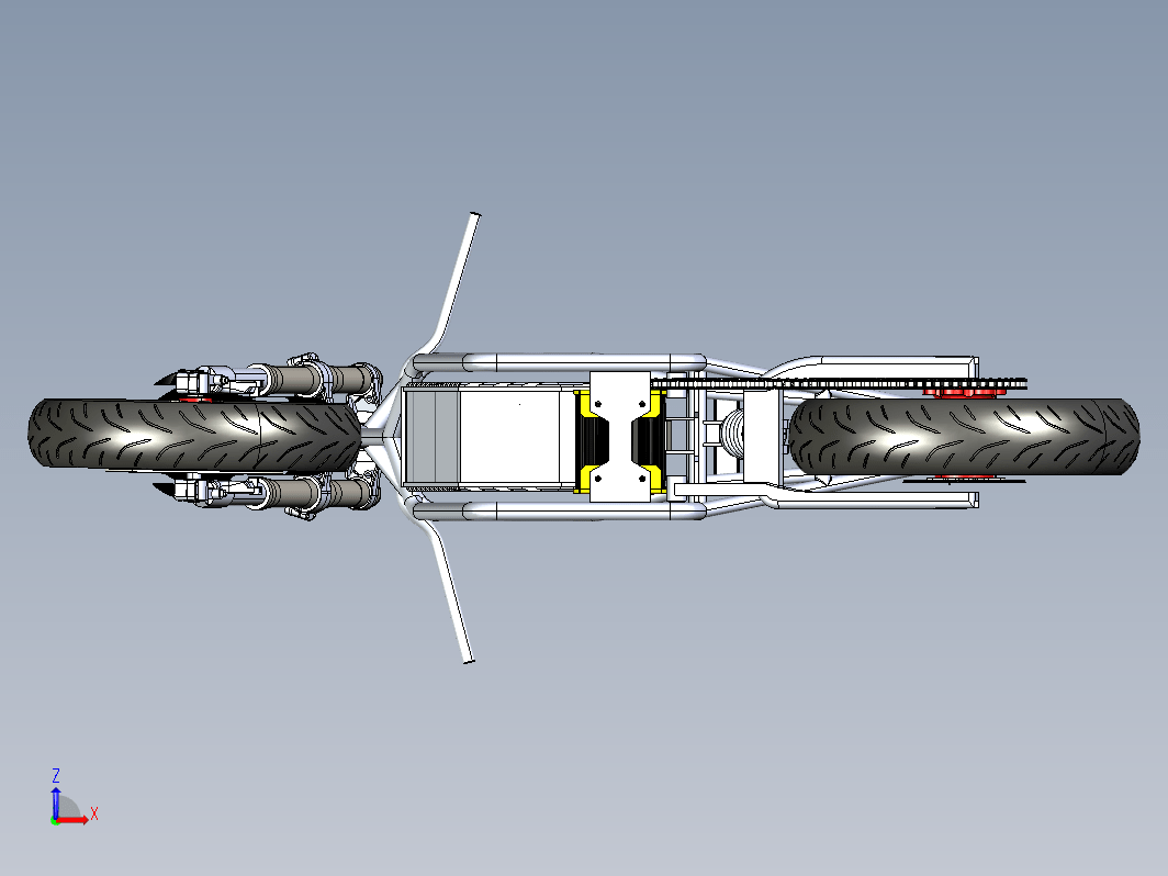 CB150电动摩托车结构