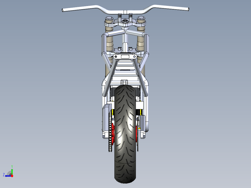 CB150电动摩托车结构