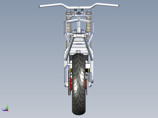CB150电动摩托车结构缩略图