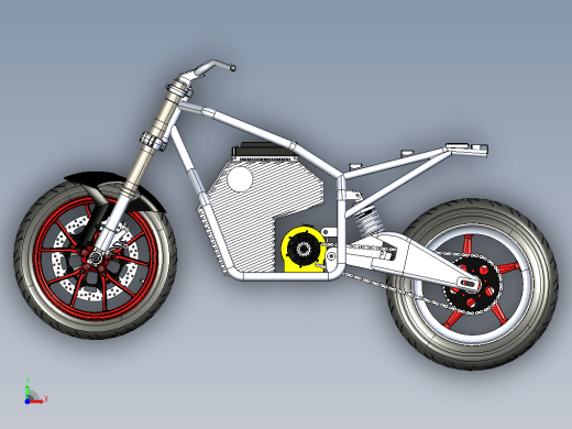 CB150电动摩托车结构缩略图