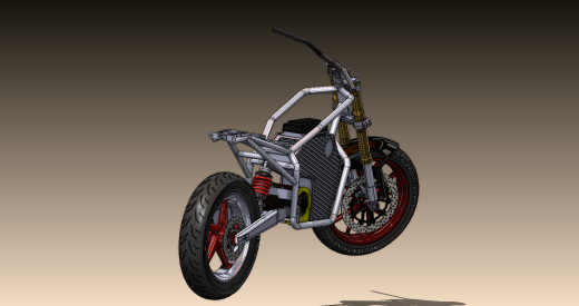 CB150电动摩托车结构缩略图