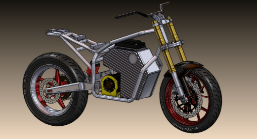 CB150电动摩托车结构缩略图