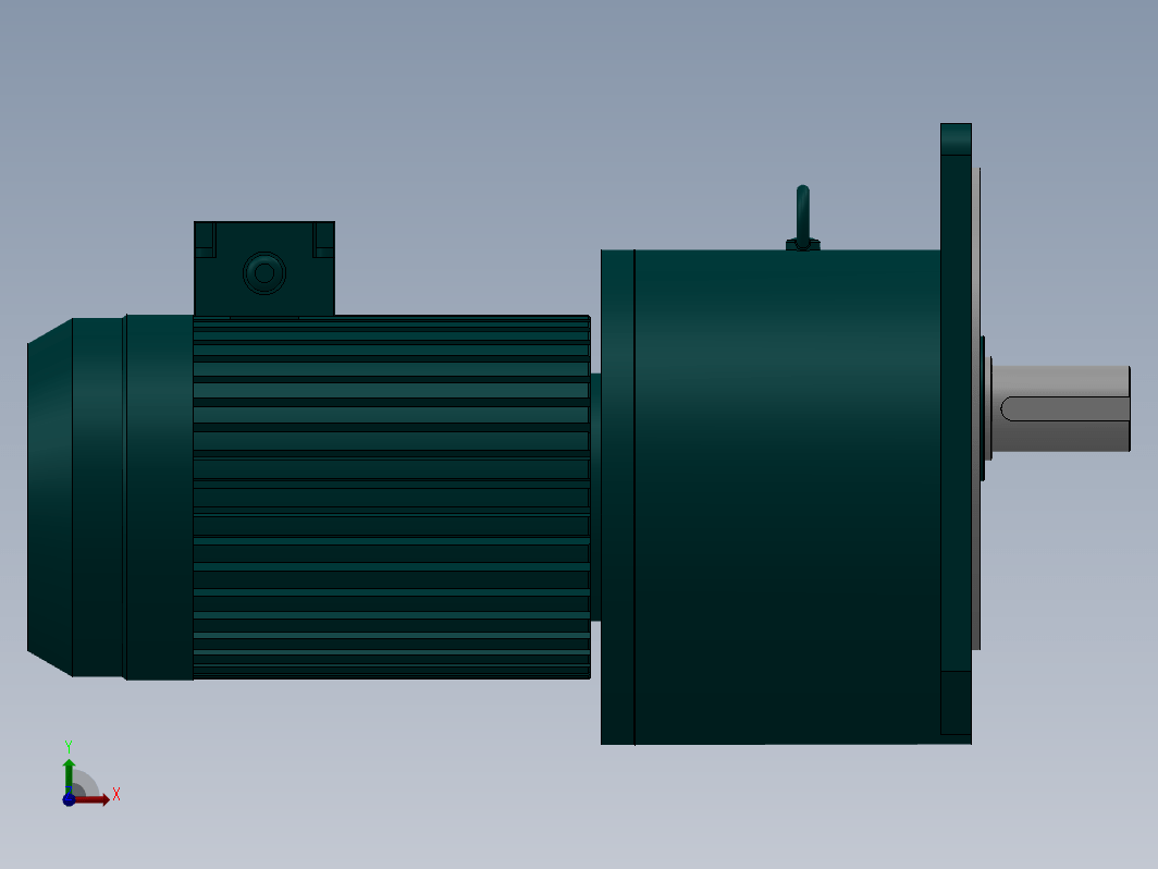 CV-50-3700-15～60立式三相铝壳(刹车)马达减速机[CV-50-3700-20-G3]