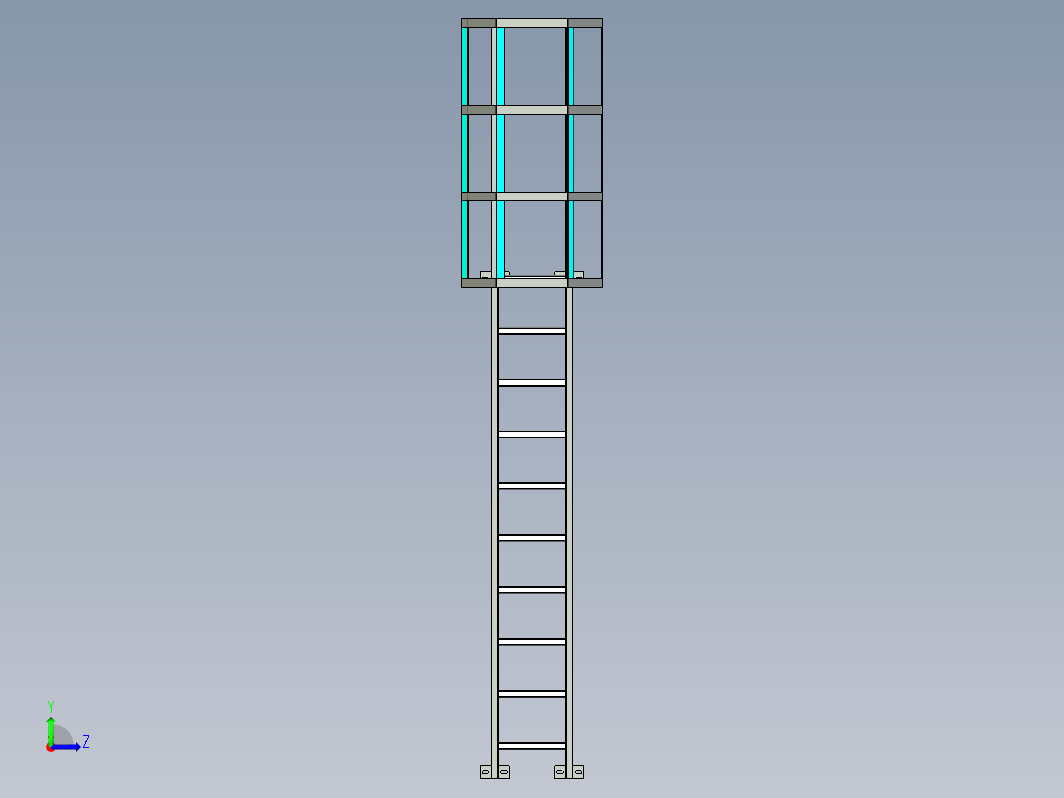 登高爬梯图档