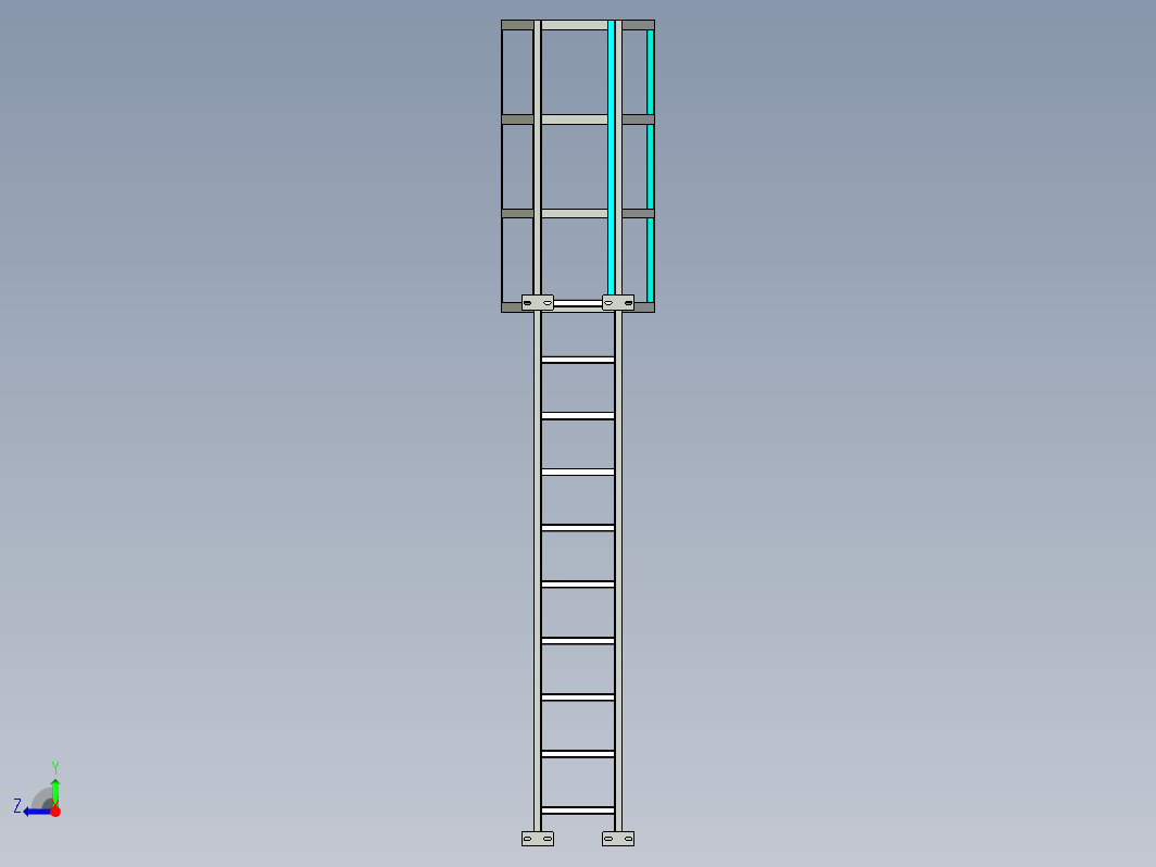 登高爬梯图档