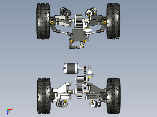 TAMIYA田宫 Hummer DF01遥控车前后桥缩略图