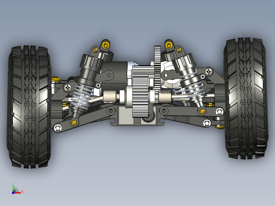 TAMIYA田宫 Hummer DF01遥控车前后桥