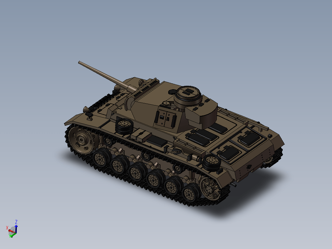 简易德国三号坦克(装甲战斗车)