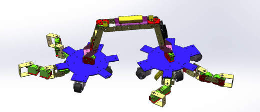 虫型机器人设计（3D+CAD+说明书）缩略图