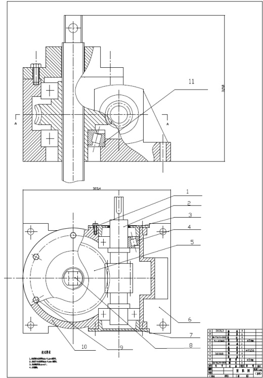 蜗轮丝杠升降机的设计三维ProE3.0带参+CAD+说明书缩略图