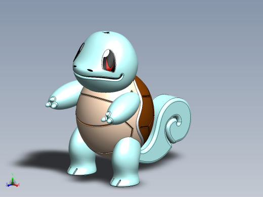 Squirtle 神奇宝贝即兴创作缩略图