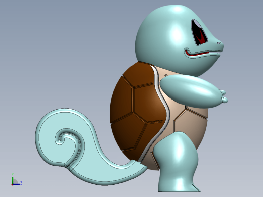 Squirtle 神奇宝贝即兴创作缩略图