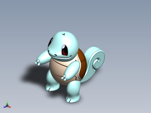 Squirtle 神奇宝贝即兴创作缩略图