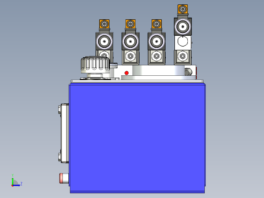 液压站3D模型图