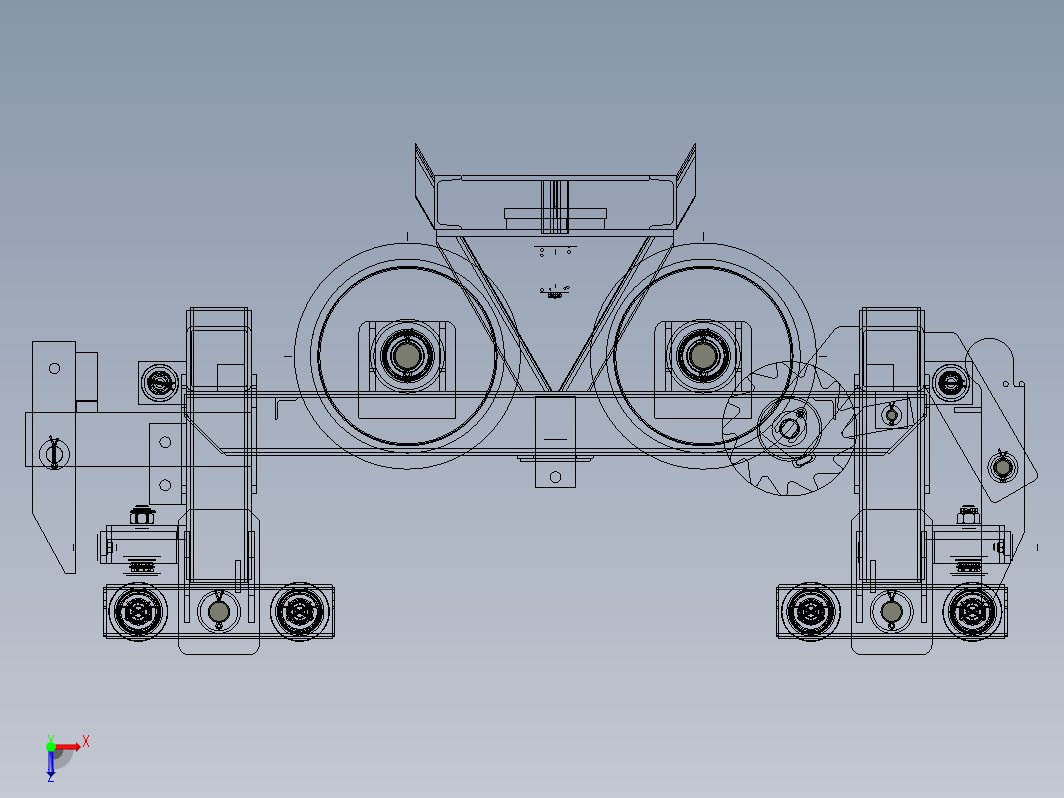 Trolley空中吊运车机构