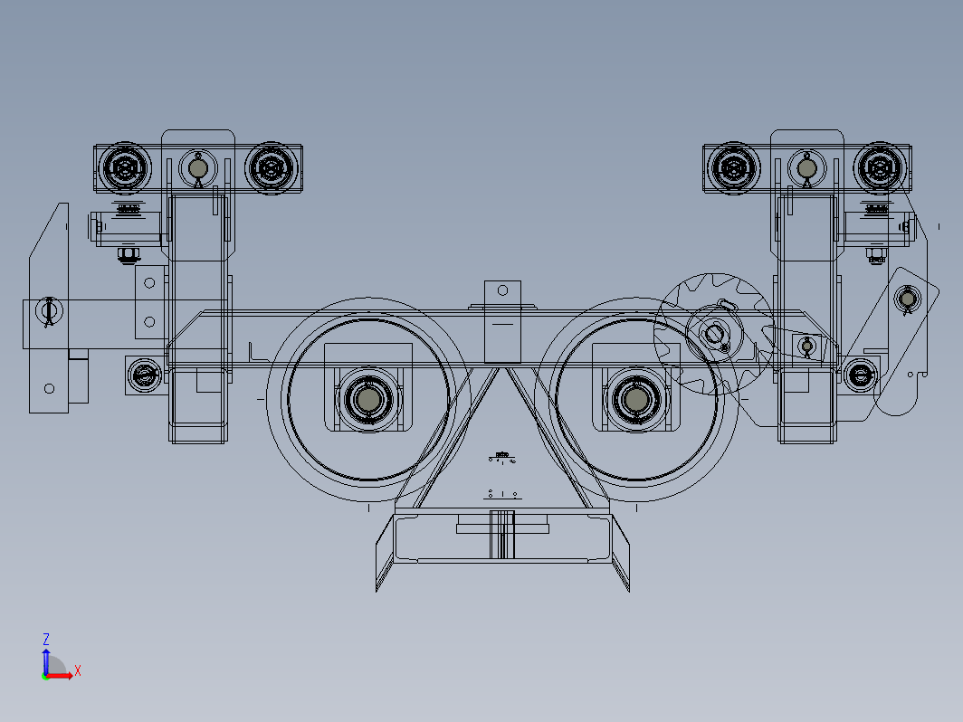 Trolley空中吊运车机构