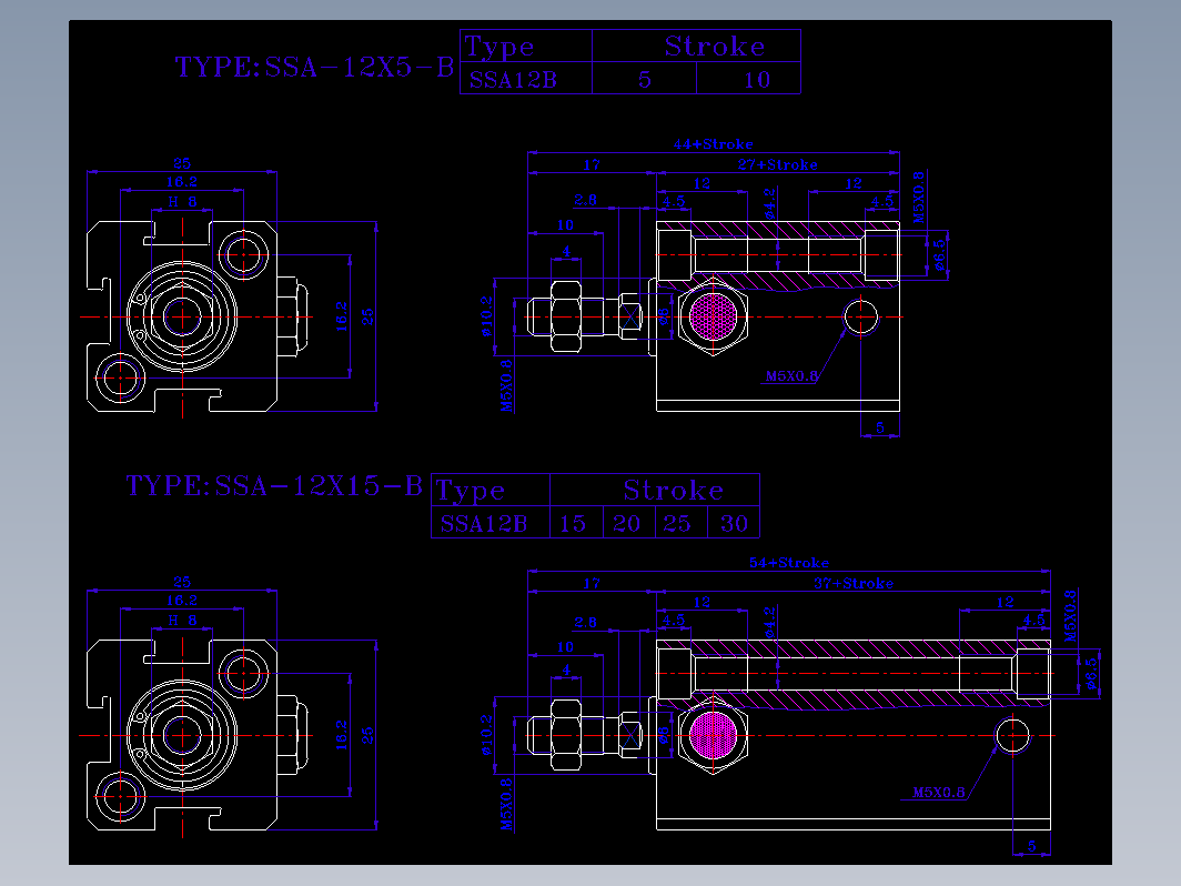 SDA气缸 83-SSA-12-BZW