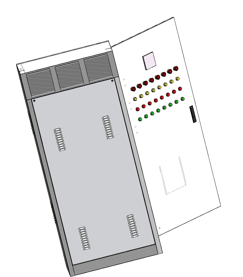 动力配电柜三维SW2018带参