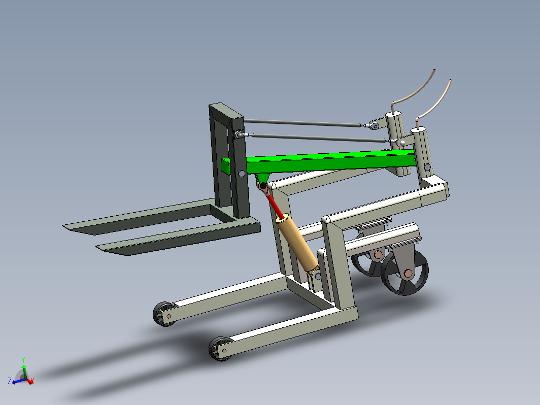 hydraulic hand forklift液压手动叉车