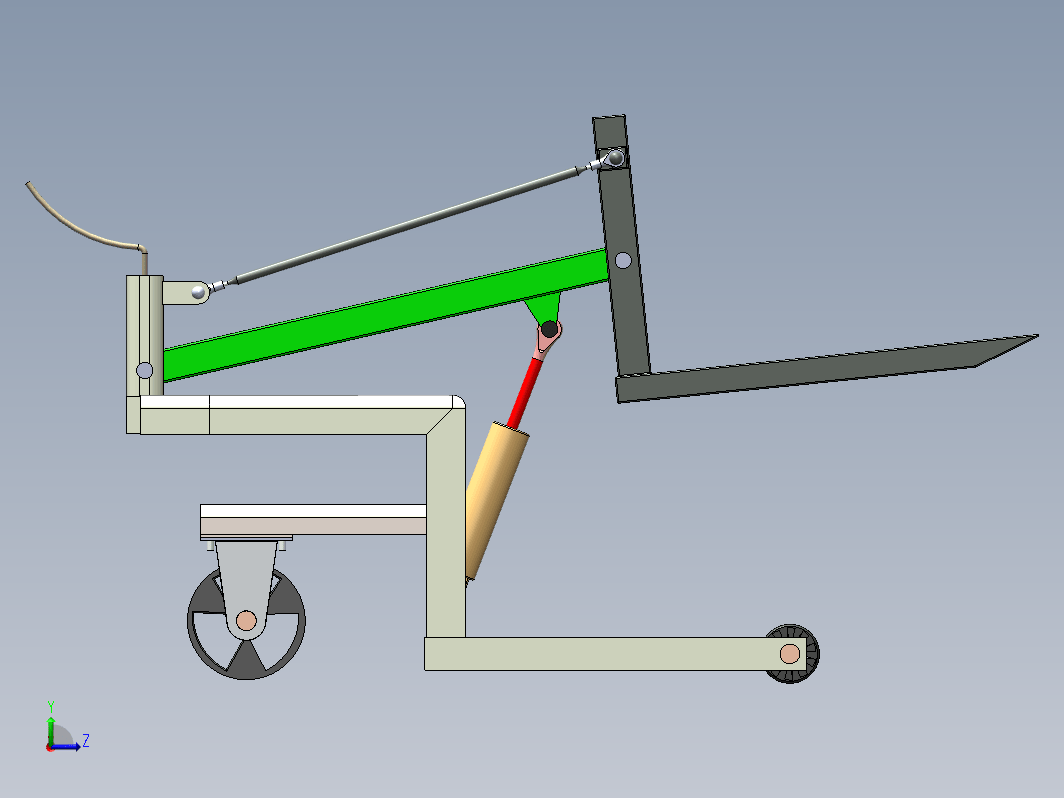 hydraulic hand forklift液压手动叉车