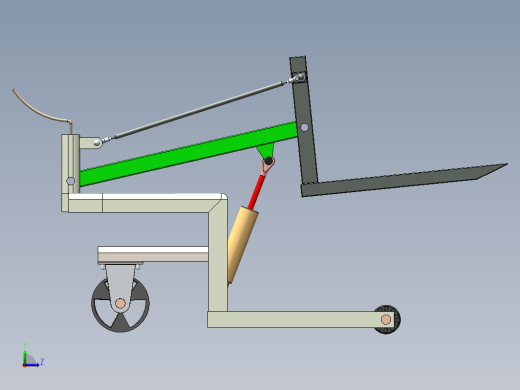 hydraulic hand forklift液压手动叉车缩略图