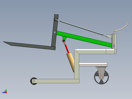 hydraulic hand forklift液压手动叉车缩略图