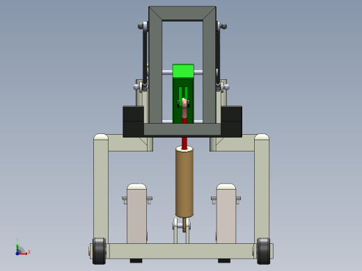 hydraulic hand forklift液压手动叉车缩略图
