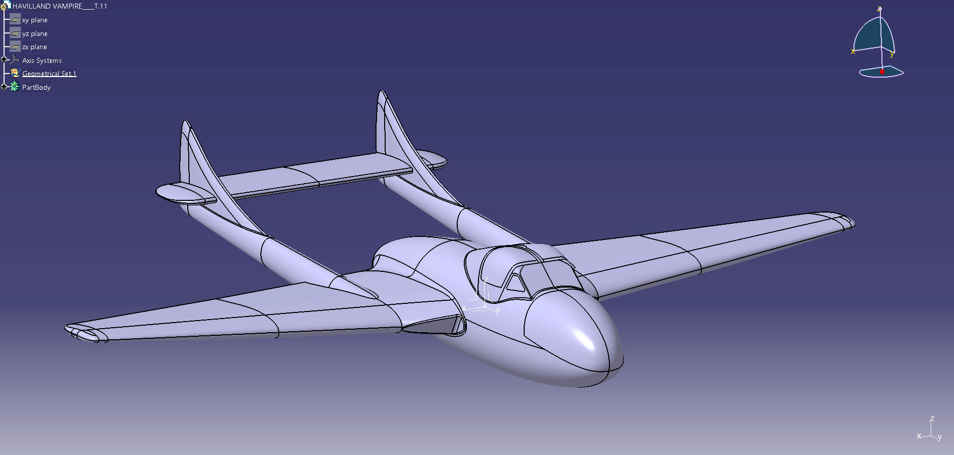飞机三维模型