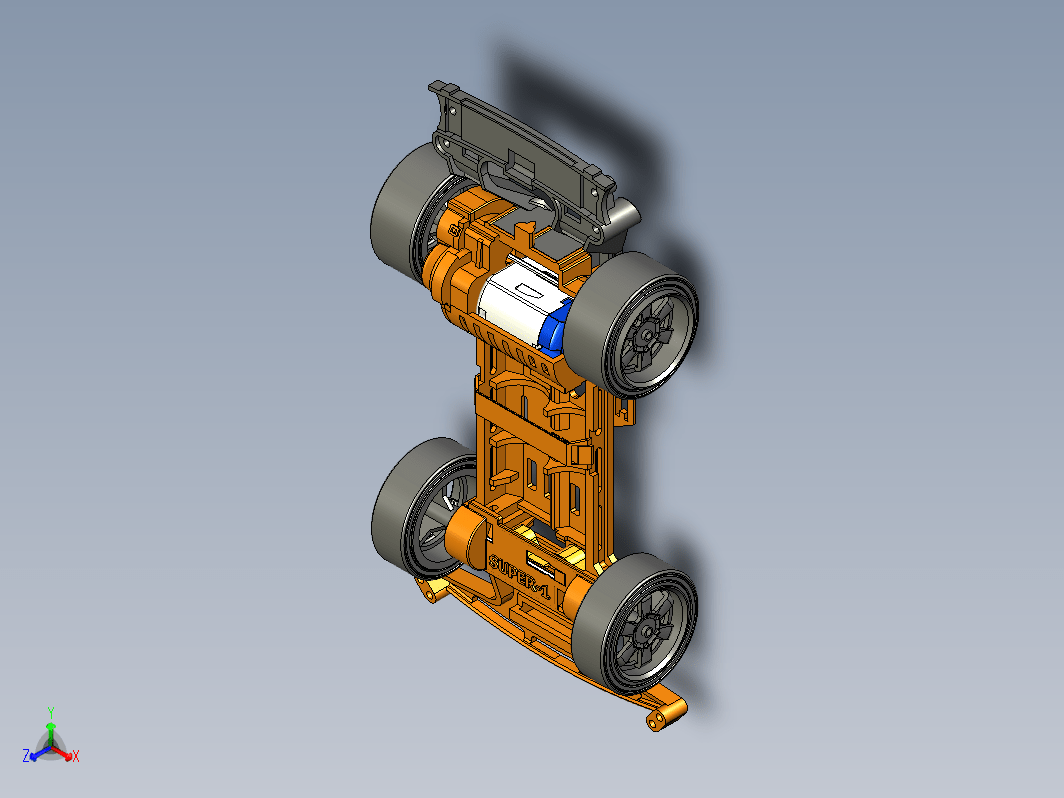 四驱车底盘 mini tamiya