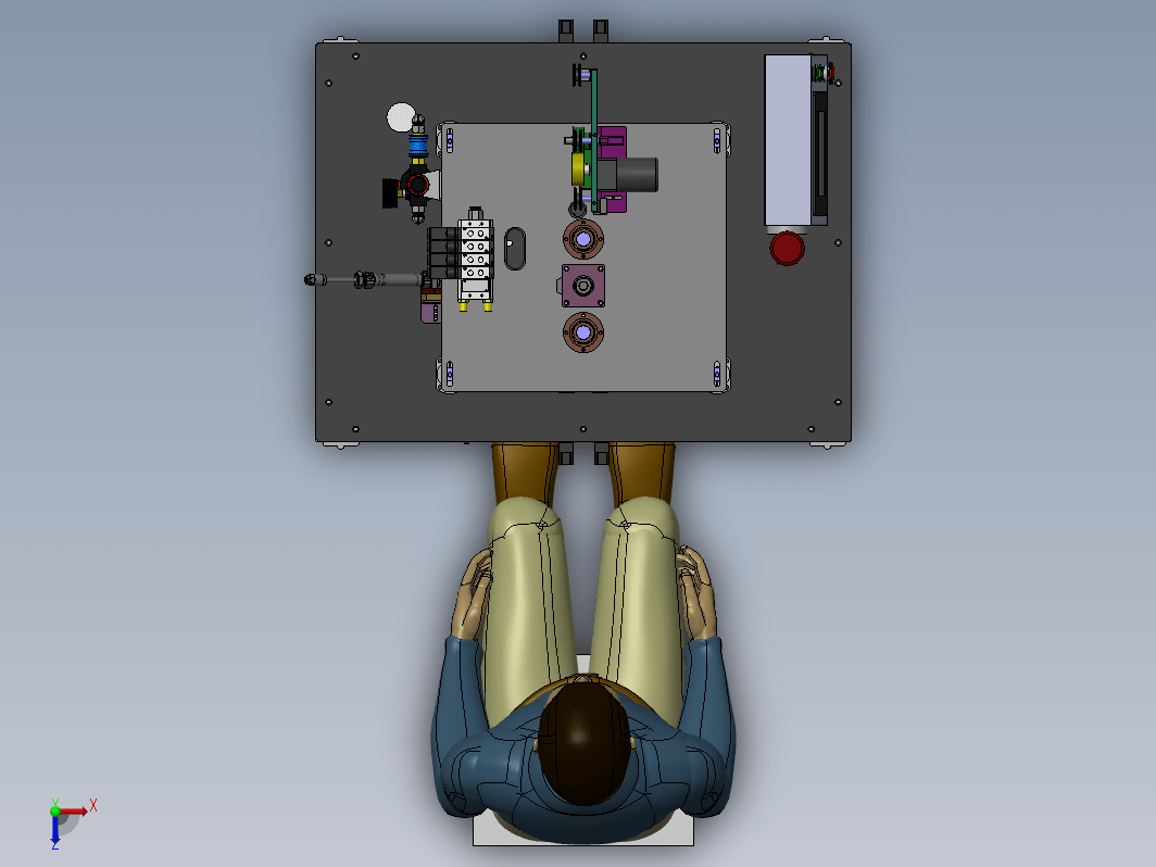 半自动口罩机3D+工程图sw2016