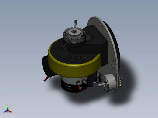 意大利1000wCFA AGV舵机驱动轮 AGV三维图 SW设计缩略图