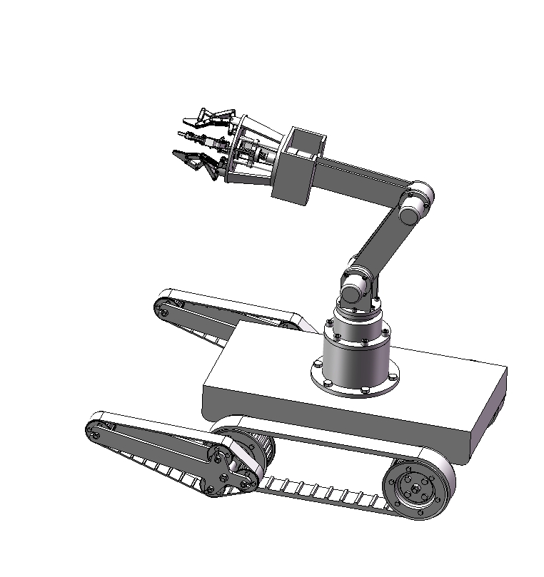 菠萝采摘器结构设计三维SW2014带参+CAD+说明书