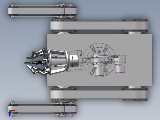 菠萝采摘器结构设计三维SW2014带参+CAD+说明书缩略图