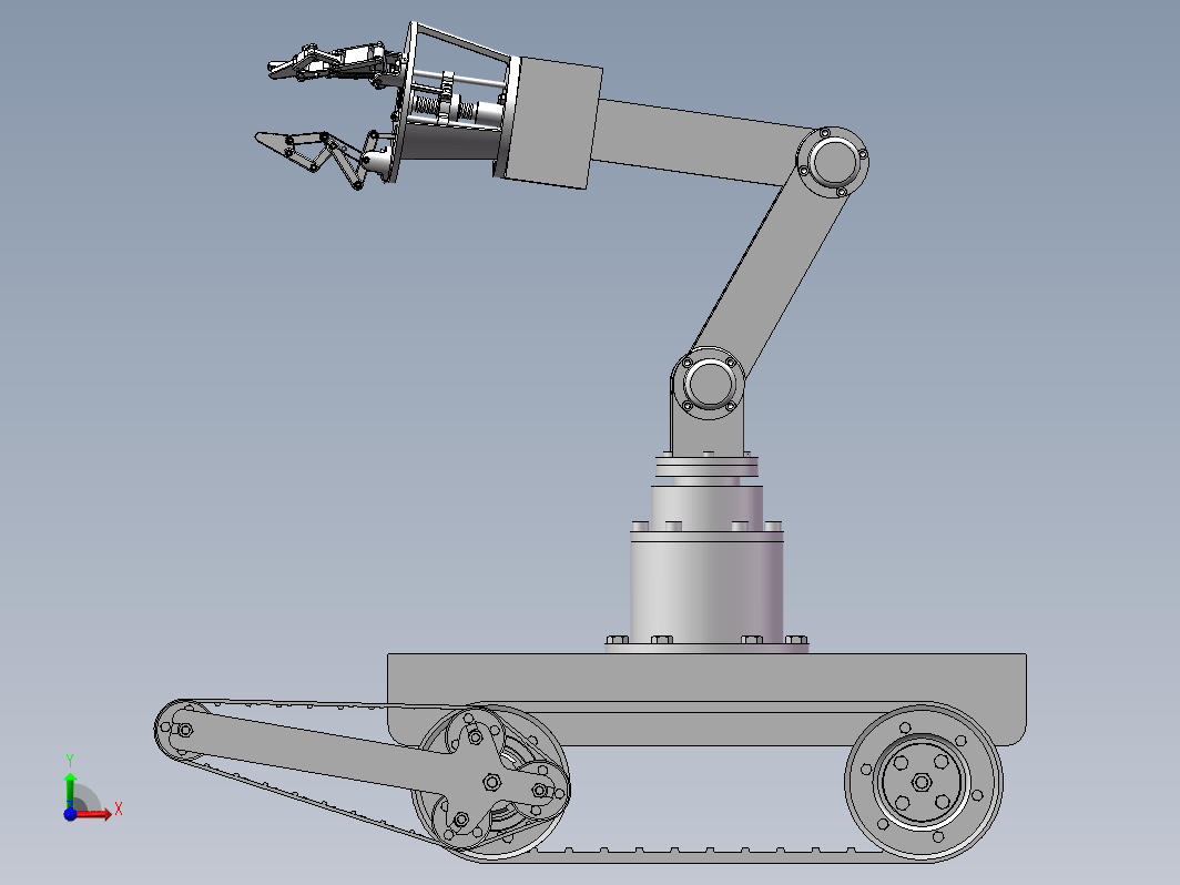 菠萝采摘器结构设计三维SW2014带参+CAD+说明书