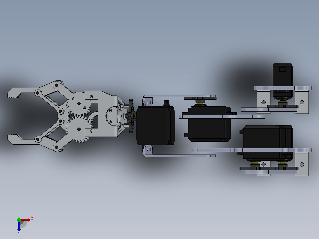 solidworks机械手模型