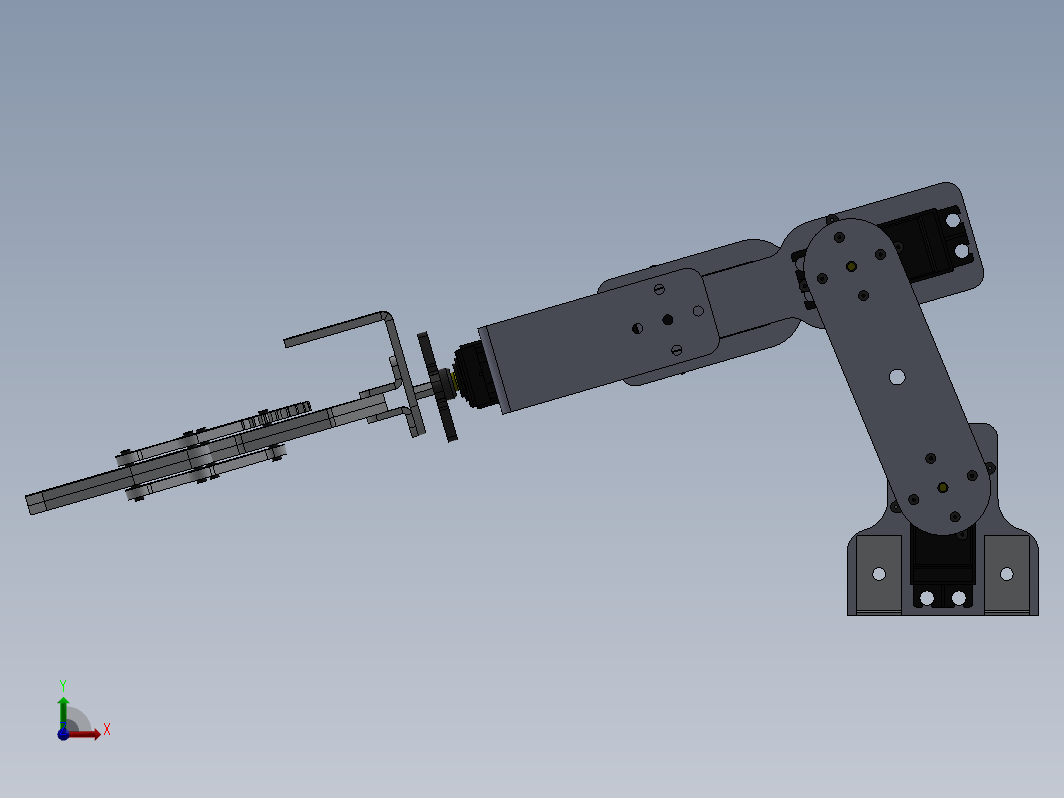 solidworks机械手模型