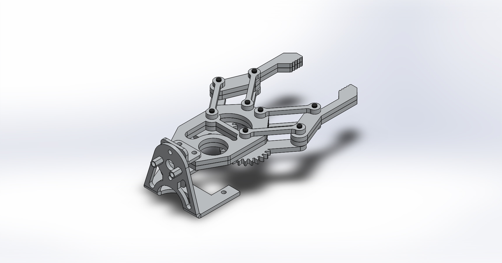 solidworks机械手模型