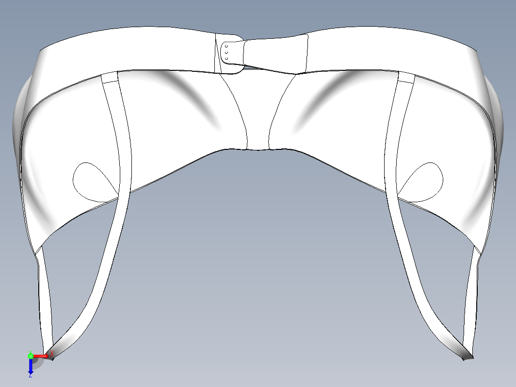 34D胸罩的3D模型