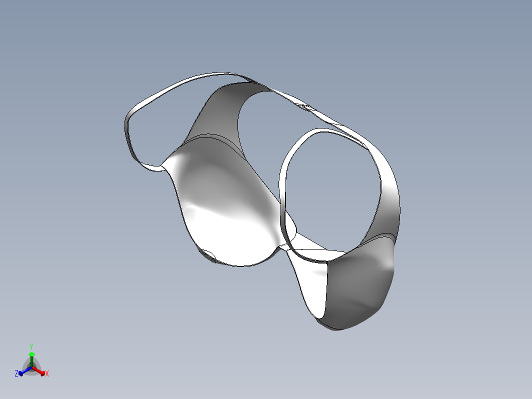 34D胸罩的3D模型