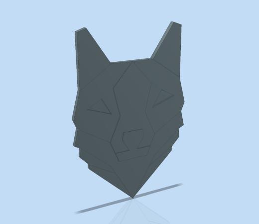 狼群， 阿尔萨斯雄性阿尔法， 3d 形状缩略图