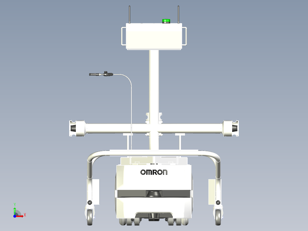 Omron LD CartAGV移动机器人车及其载重平台