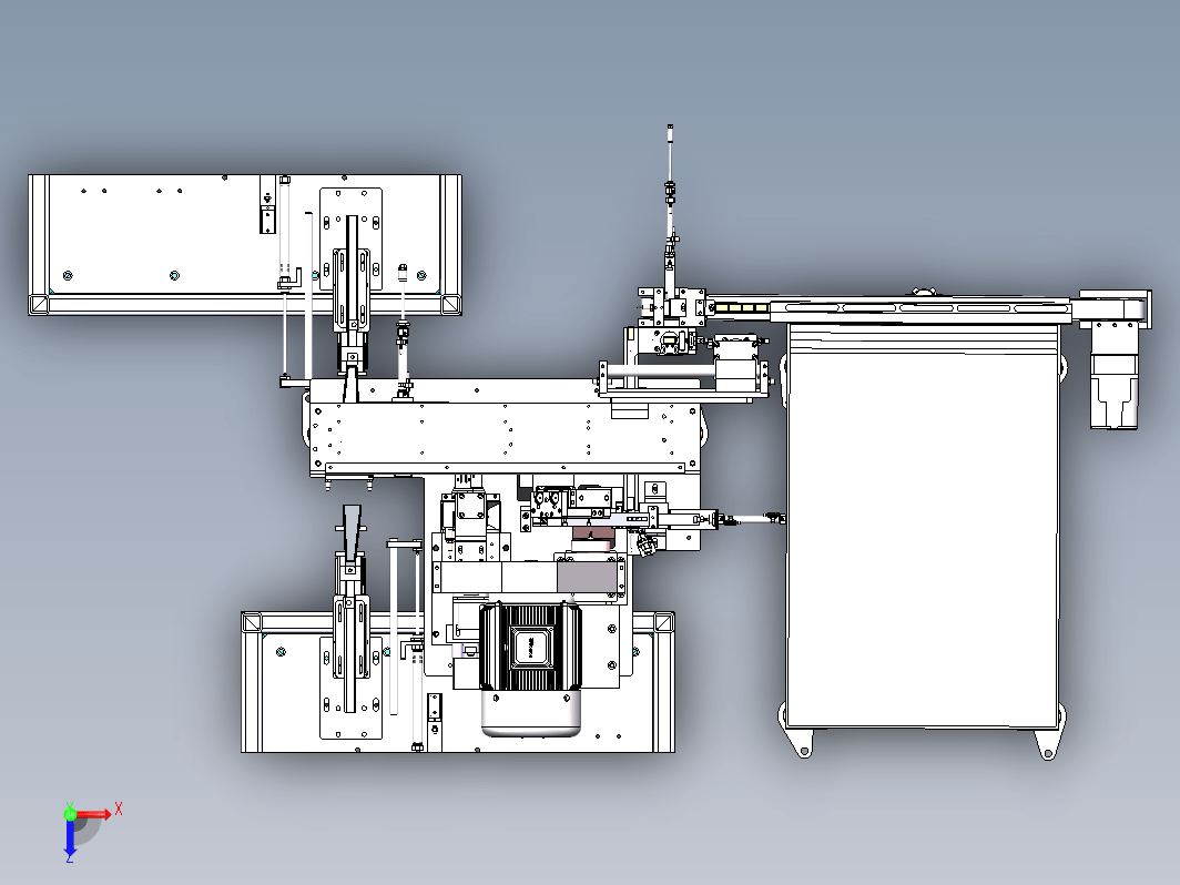 小阀体自动上料+切槽+平面+出料