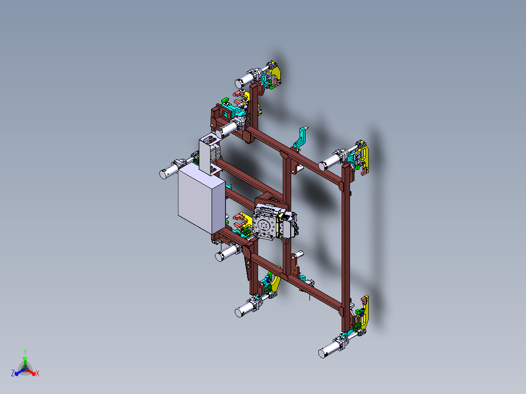 某车型前地板夹具设计