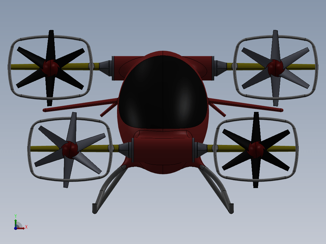 飞行器模型3D图纸 STEP格式