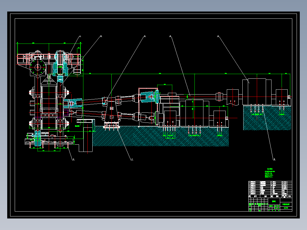 D R1粗轧机设计+CAD+说明书