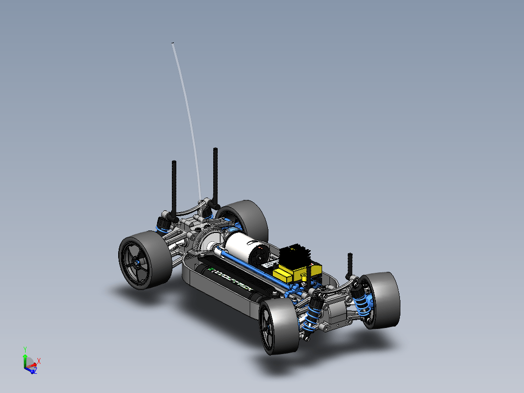 日本田宫Tamiya TT-01 RC遥控车图纸