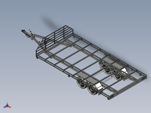 Flatbed Trailer平板拖车缩略图