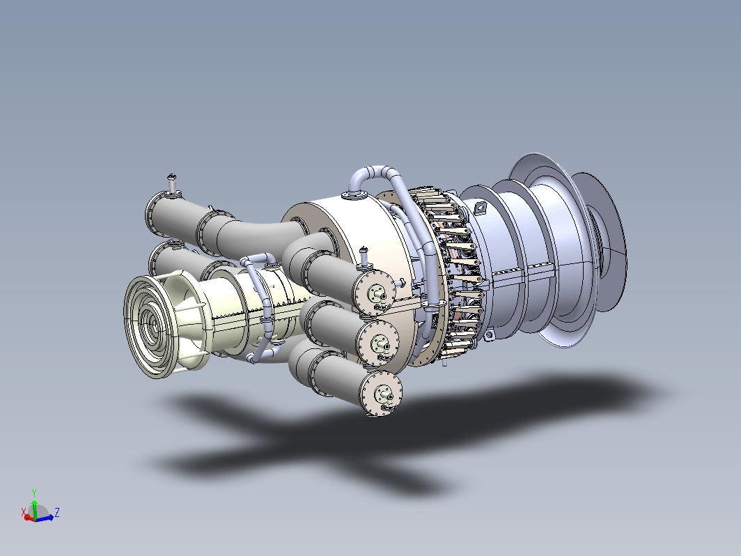 GE MS 3002燃气涡轮发动机